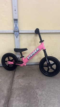 Pink Strider Balance Bike