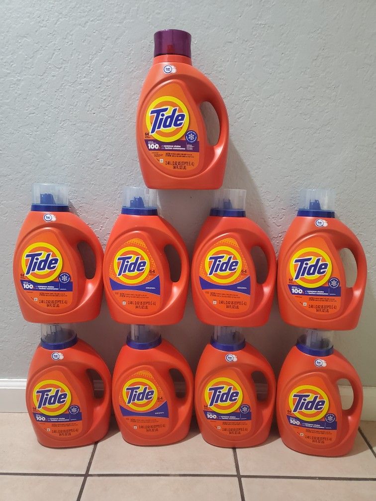 Tide 64loads $10 each