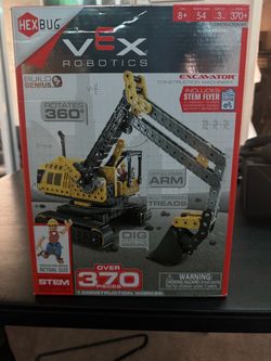 HEXBUG VEX Robotics Excavator STEM Building Set (370+ Pieces)