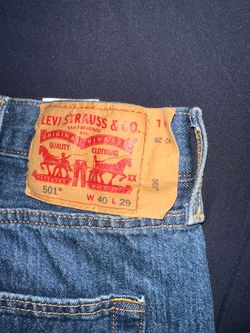 Levi’s 501 NEW  40 W x 29 L