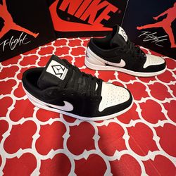 Jordan 1 Low SE Diamond Shorts Black White Men’s Size 11 