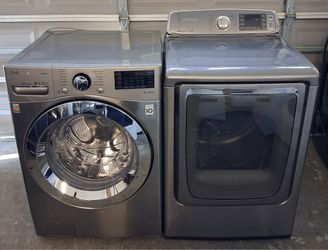 LG Front-Load Washer and Samsung Dryer Set