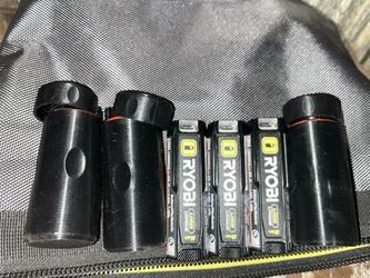 3 Ryobi USB Lithium 2.0 Ah Lithium Rechargeable Batteries