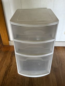 3 DRAWER PLASTIC STORAGE