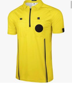 FitsT4 Sports Camiseta de Árbitro Profesional de Fútbol de Manga Corta