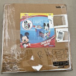 Disney Mickey Mouse Chair Desk With Storage Bin