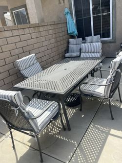table and chairs