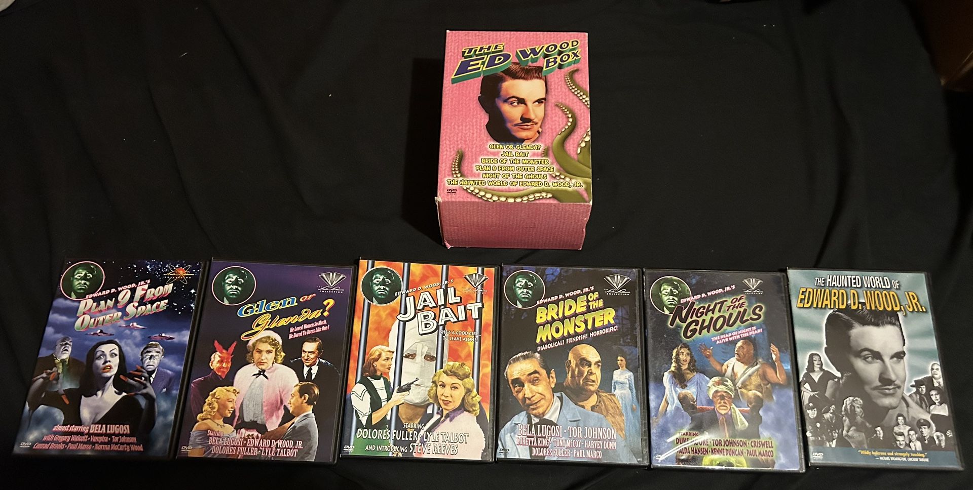 Ed Wood DVD Collection. Horror Goth B-Movie Legend.