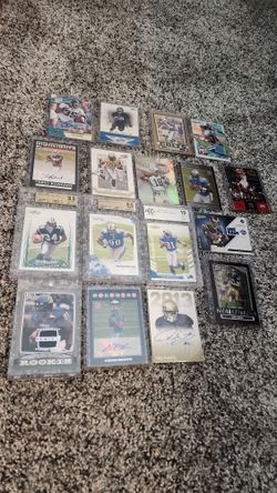 Random NFL Football Cards Autographs Patch Etc