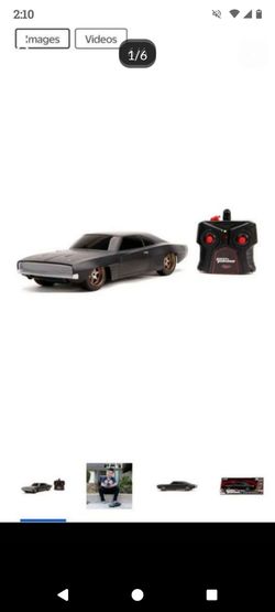 Fast & Furious Dom's 1968 Dodge Charger Widebody RC Radio Control Cars(Black