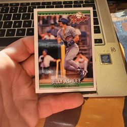 Billy Ashley Baseball Card 