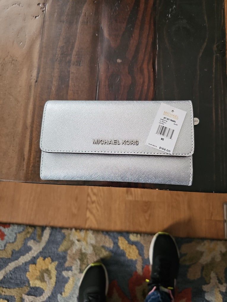 Michael Kors Silver Women's Wallet