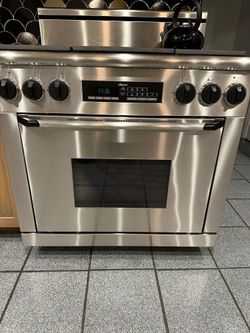 Dacor freestanding 36 inch dual fuel range