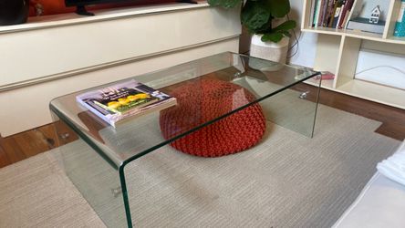 Bent Glass Coffee Table
