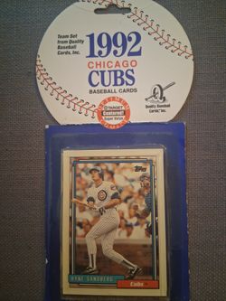 1992 Chicago Cubs Baseball Cards