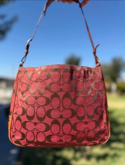 Red vintage Coach