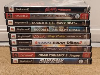 PlayStation 2 video games lot of 9 tested