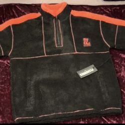 Pleasures Rewind Quarter Zip Fleece Jacket