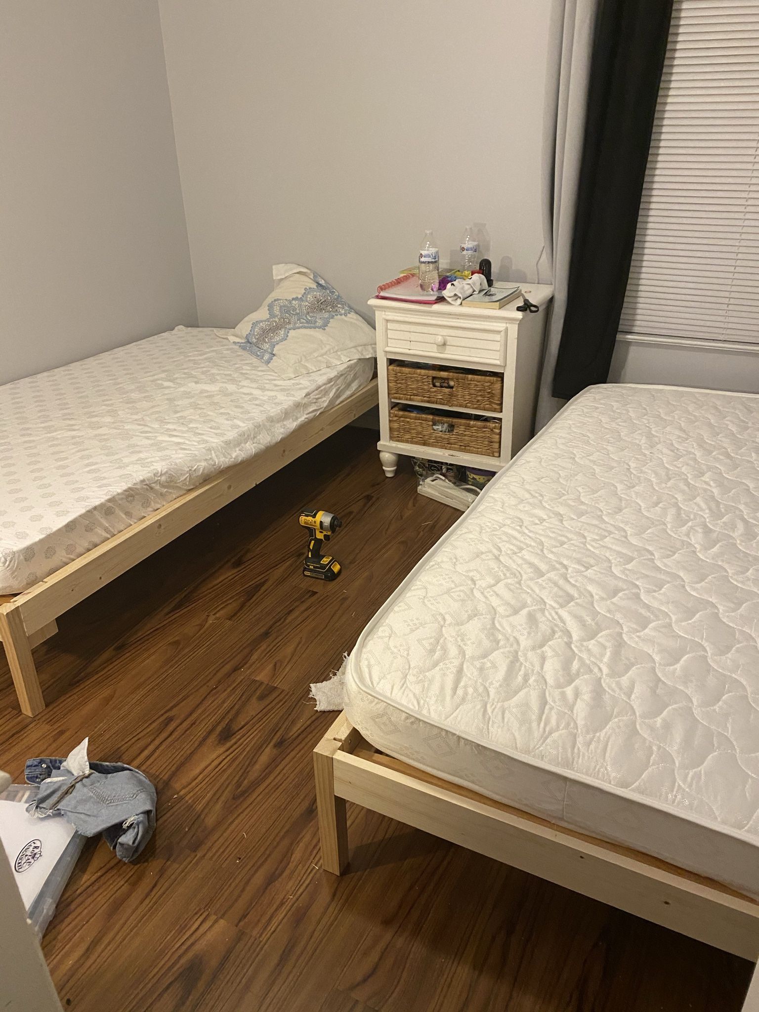 Twin Beds W/ Mattress (2)