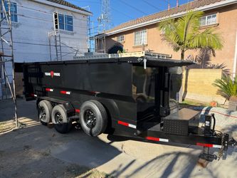 Texas Pride Black Dump Trailer