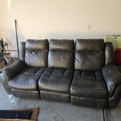 Couch Recliner And Coffee Table