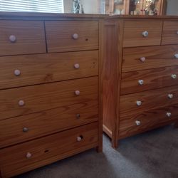 Dressers 6 Drawers Real Wood 