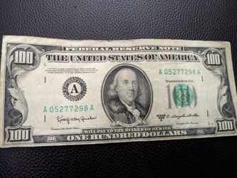 Series 1950 A US One Hundred Dollar Bill $100 **Boston** A . 