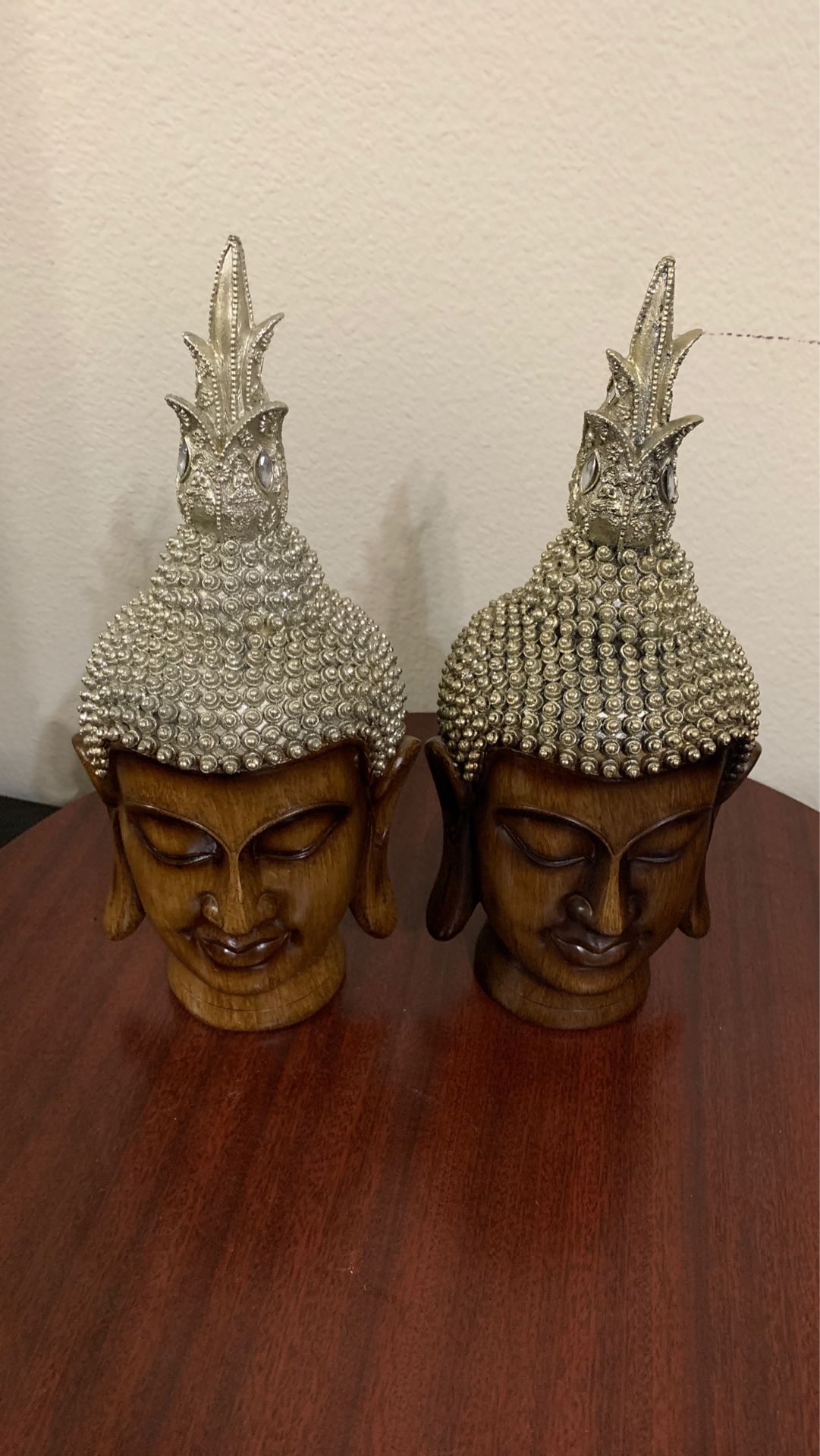 Buddha pair showpiece