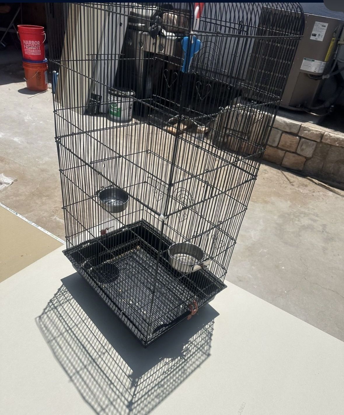 big black bird cage