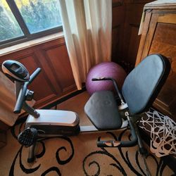 Working exercise bike