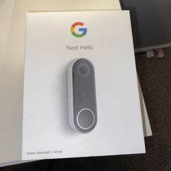 Google Nest Hello Camera Doorbell 