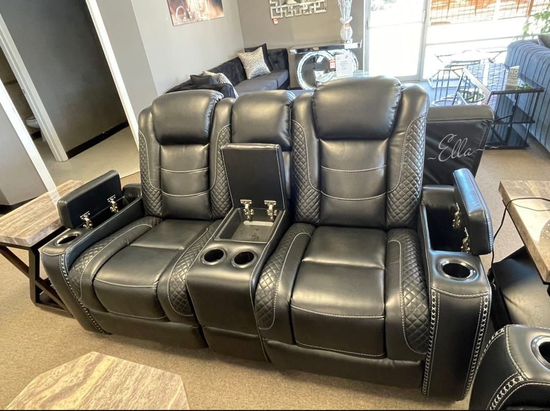 Party Time Midnight Reclining Sofa And Loveseat
Ashley Furniture$10 Down Payment And Financing Available