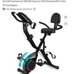Foldable Exercise Bike Stationary 