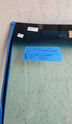 11-17 Nissan Quest Windshield