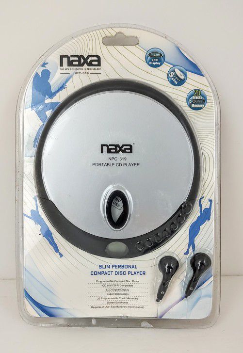 Naxa Portable CD Player W/ Earbuds