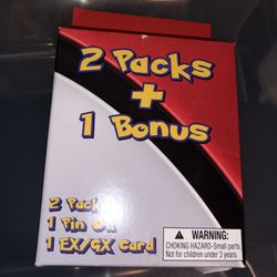 Pokémon 2 Packs + 1 Bonus Box