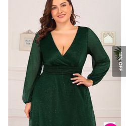 Green dress - Size 18