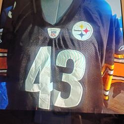 NFLPA  NFL FAN APPAREL #43 POLAMALU. PITTSBURGH STEELERS SIZE 56