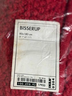 Red Bisserup IKEA Rug