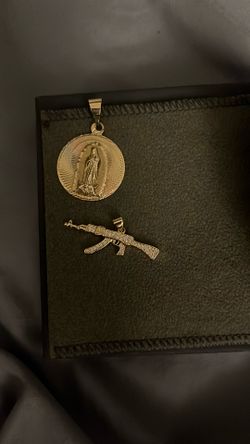 Mary, And Gun Pendant