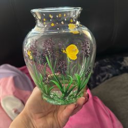 Hand Painted Vase
