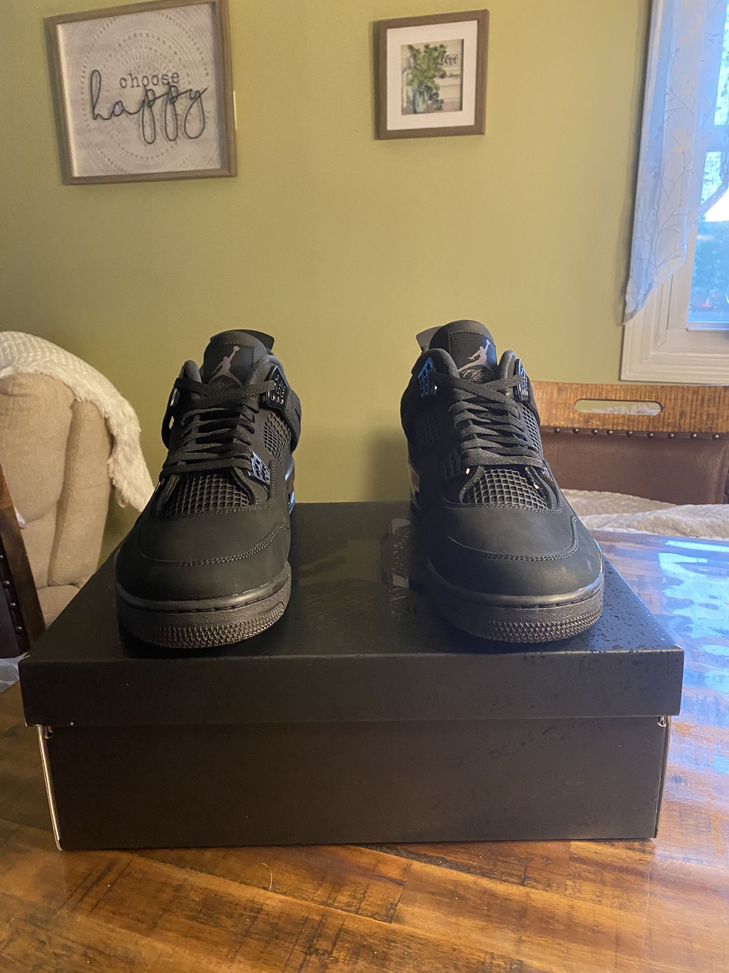 AIR JORDAN 4 BLACK CAT SIZE 16