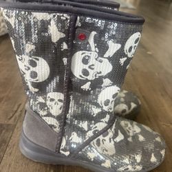 Skull And Crossbones Sparkle Ugg Boots