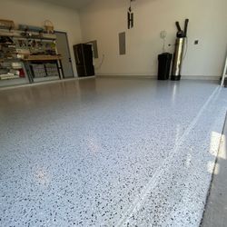Epoxy Chip Flakes Concrete 