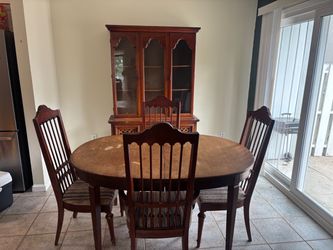 Free China Cabinet, Table & Chairs