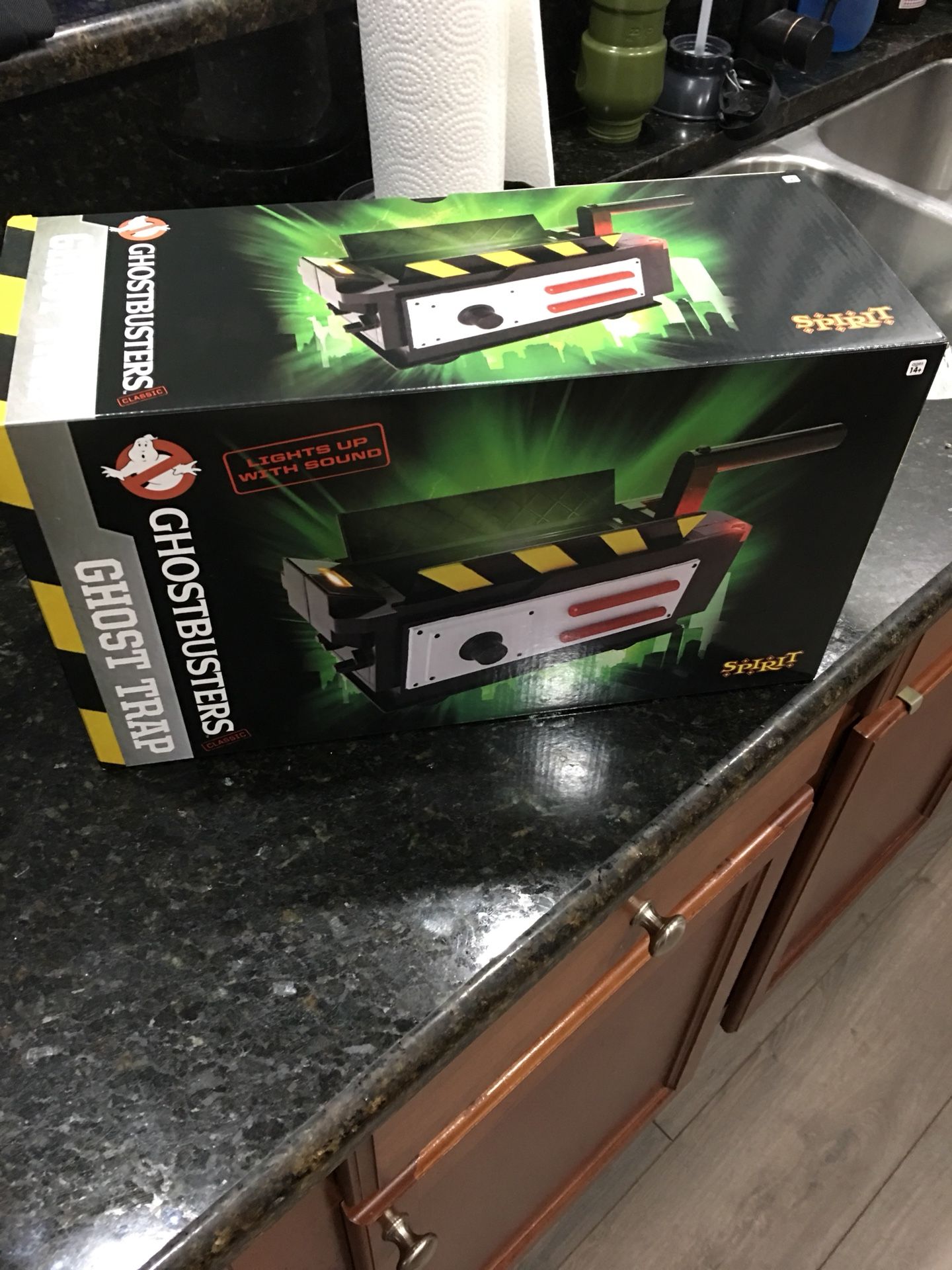 Ghostbusters Ghost trap from Spirit Halloween