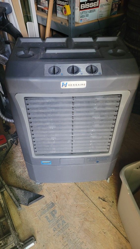 Large Hessaire Portable swamp cooler. Model Mc37v $400 @ Home Depot