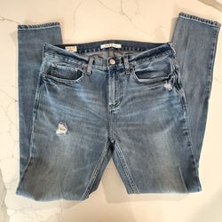 PacSun Skinny Jeans Men's 31x32 Medium Blue Distressed Stretch