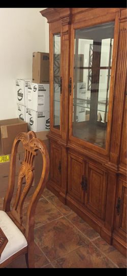 Dining Room set Italian wood