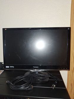 Viewsonic Monitor 1080p with LED display (Power Cable and DVI to HDMI included)
